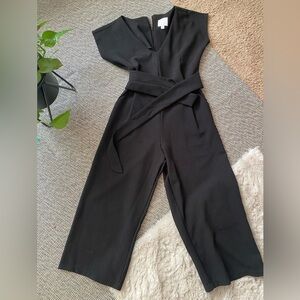 Anthropologie Elegant Black Jumpsuit